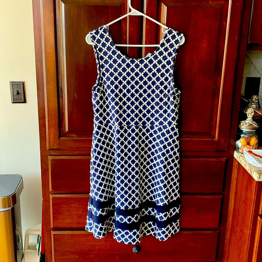 NWT navy and white cute sundress